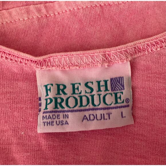 Fresh Produce Vintage butterfly hot pink midi sleeveless dress, size large - Picture 2 of 8